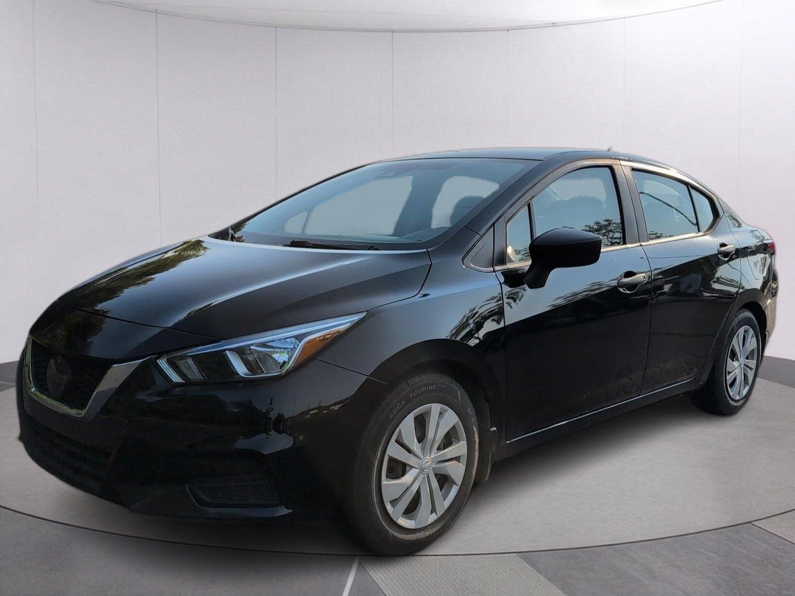 Super Black 2020 Nissan Versa Sedan Front-Wheel Drive Manual