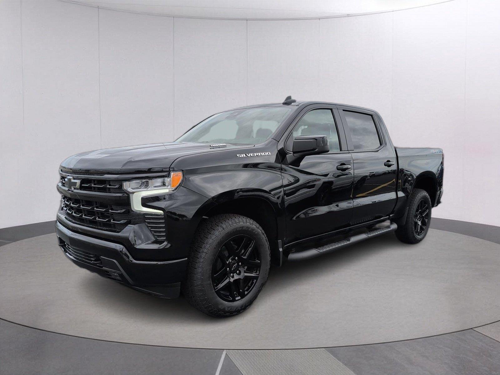 Black 2026 Chevrolet Silverado 1500 Pickup Truck Four-Wheel Drive 8-Speed Automatic
