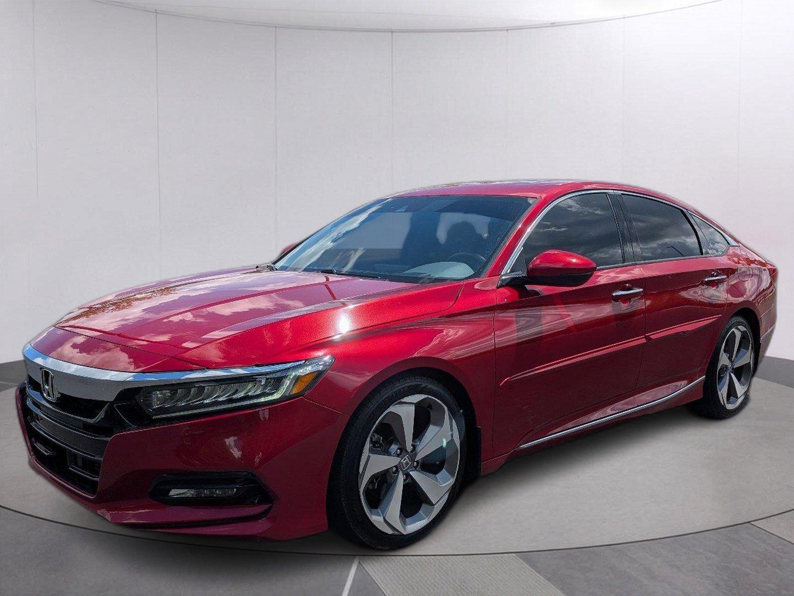 Radiant Red Metallic 2018 Honda Accord Sedan Front-Wheel Drive Continuously Variable Transmission