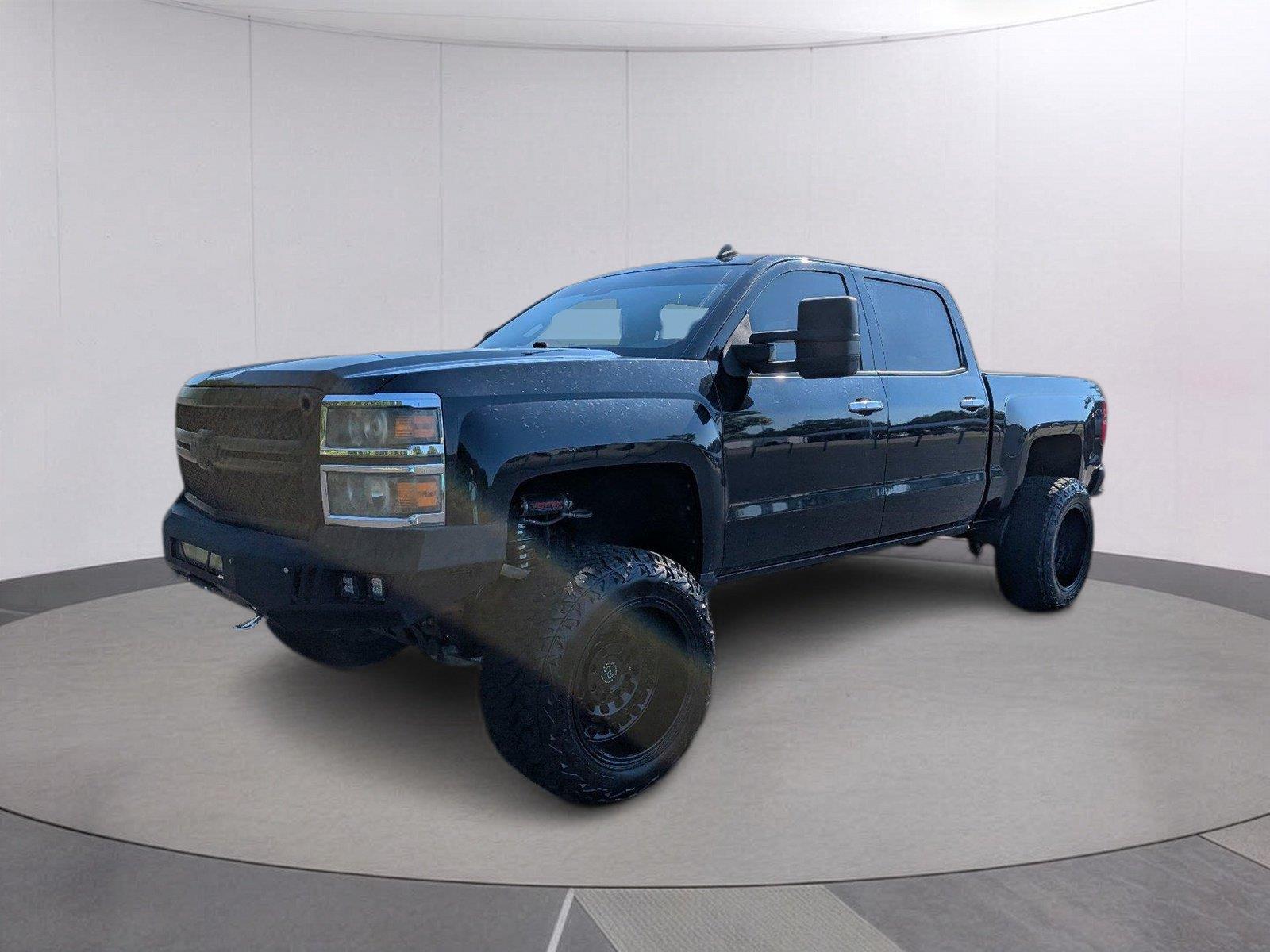Black 2014 Chevrolet Silverado 1500 Pickup Truck Four-Wheel Drive 6-Speed Automatic