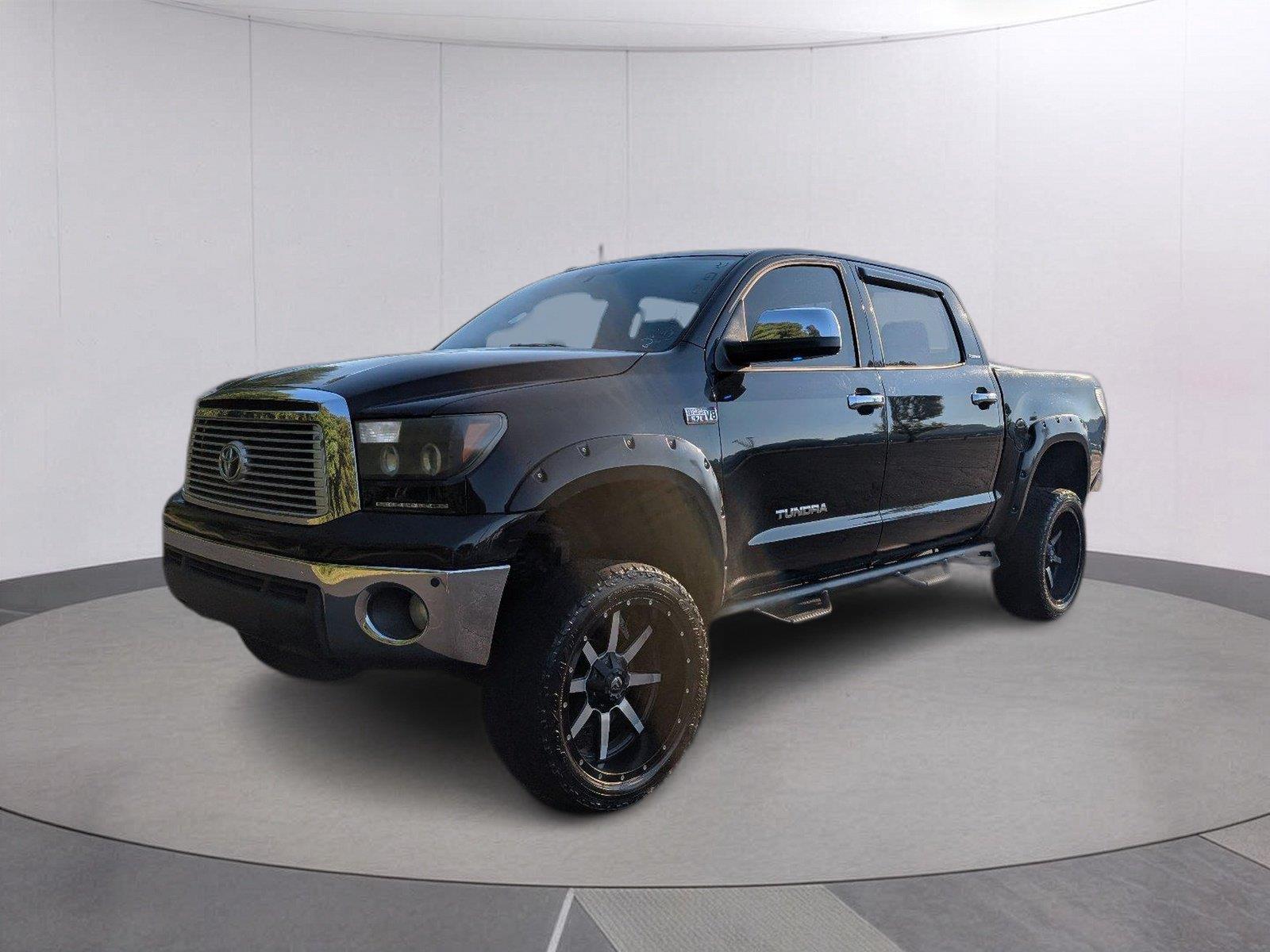 Black 2012 Toyota Tundra Pickup Truck Four-Wheel Drive Automatic