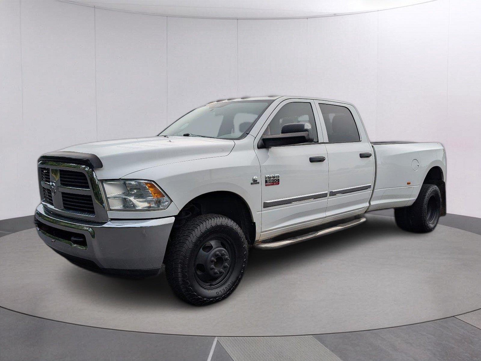 Bright White Clearcoat 2012 RAM 3500 Pickup Truck Four-Wheel Drive 6-Speed Automatic Overdrive
