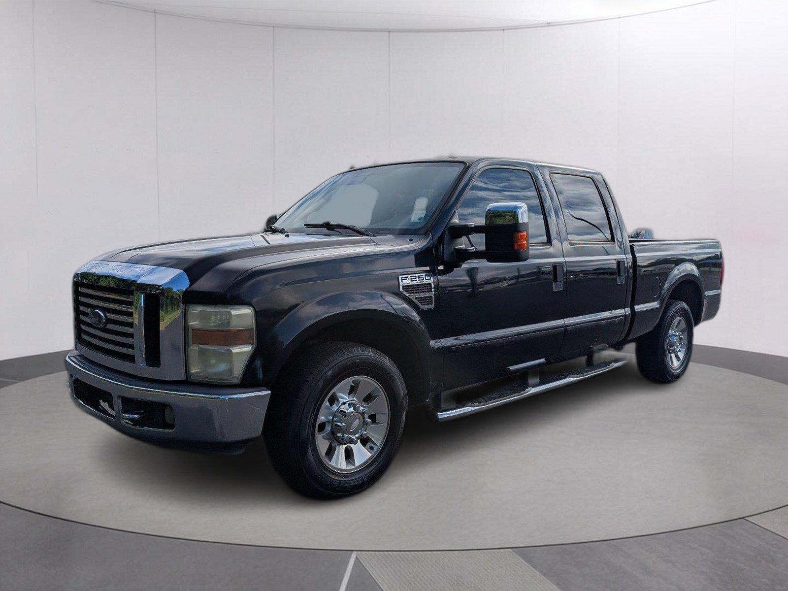 Black Clearcoat 2008 Ford F-250 Super Duty Pickup Truck Rear-Wheel Drive Automatic