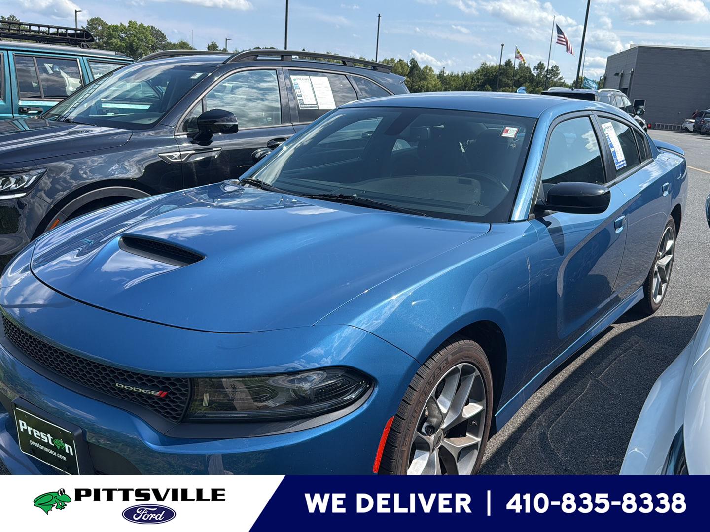 Blue (Frostbite) 2023 Dodge Charger Sedan Rear-Wheel Drive 8-Speed Automatic