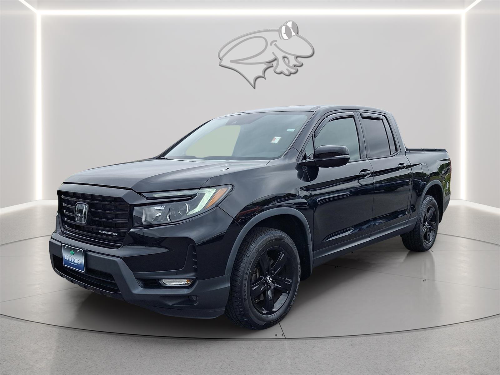 Crystal Black Pearl 2023 Honda Ridgeline Pickup Truck All-Wheel Drive 9-Speed Automatic