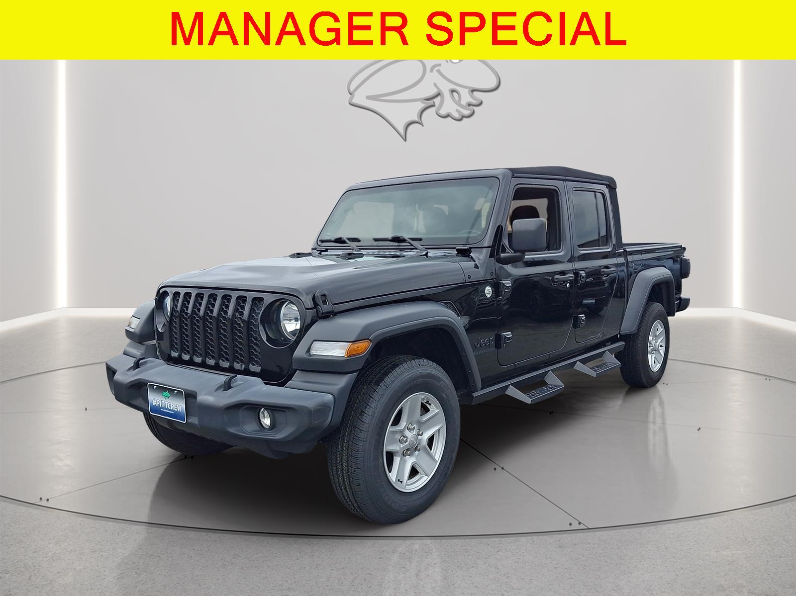 Black Clearcoat 2020 Jeep Gladiator Pickup Truck Four-Wheel Drive 8-Speed Automatic