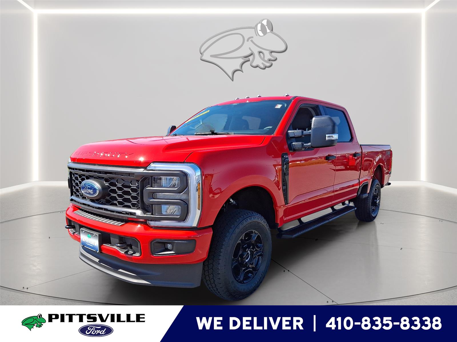Race Red 2026 Ford F-250 Super Duty XL Crew Cab 4WD Pickup Truck Four-Wheel Drive Automatic