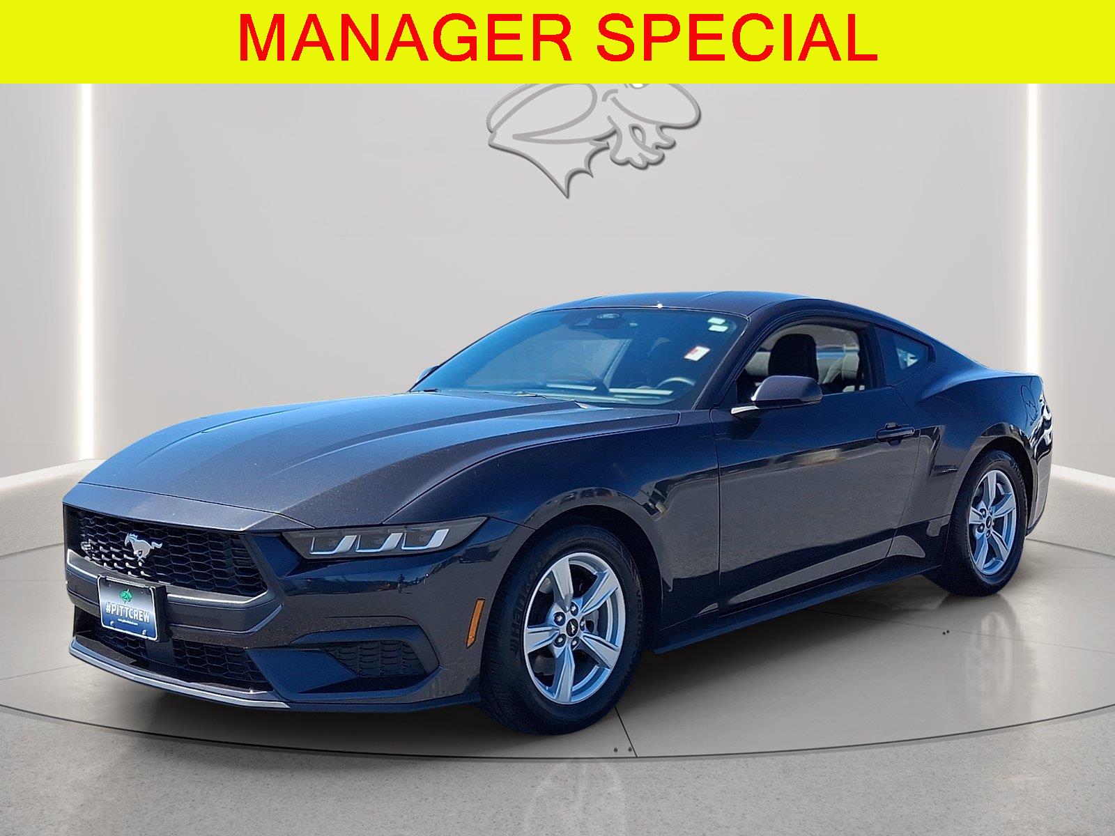 Dark Matter Gray 2024 Ford Mustang Coupe Rear-Wheel Drive Automatic