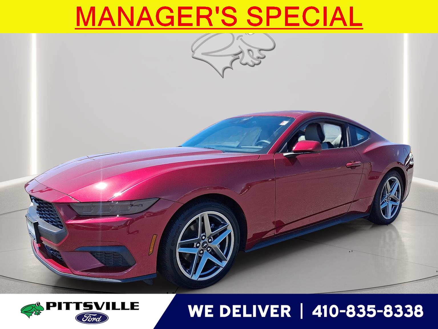 Pink (Molten Magenta Metallic Tinted Clearcoat) 2026 Ford Mustang Coupe Rear-Wheel Drive Automatic