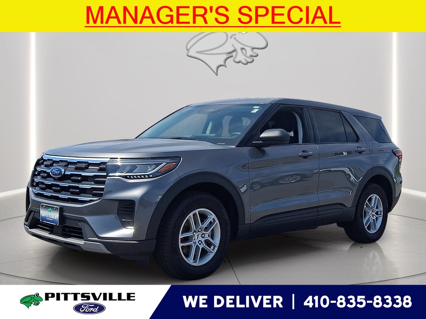 Carbonized Gray 2026 Ford Explorer SUV / Crossover All-Wheel Drive Automatic