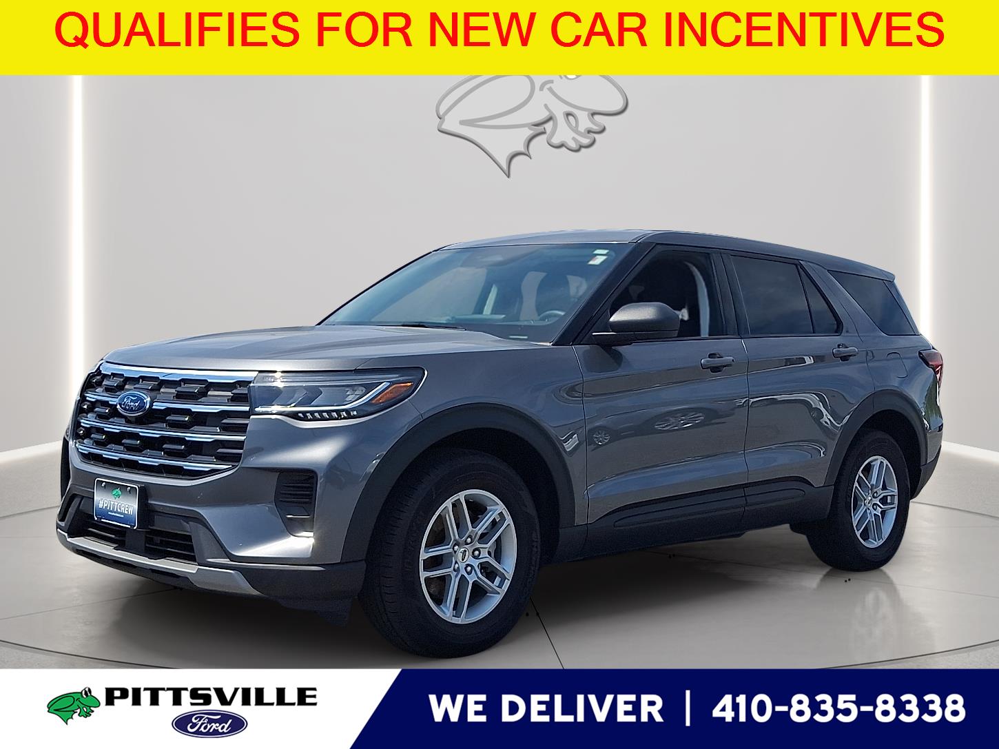 Carbonized Gray 2026 Ford Explorer SUV / Crossover All-Wheel Drive Automatic