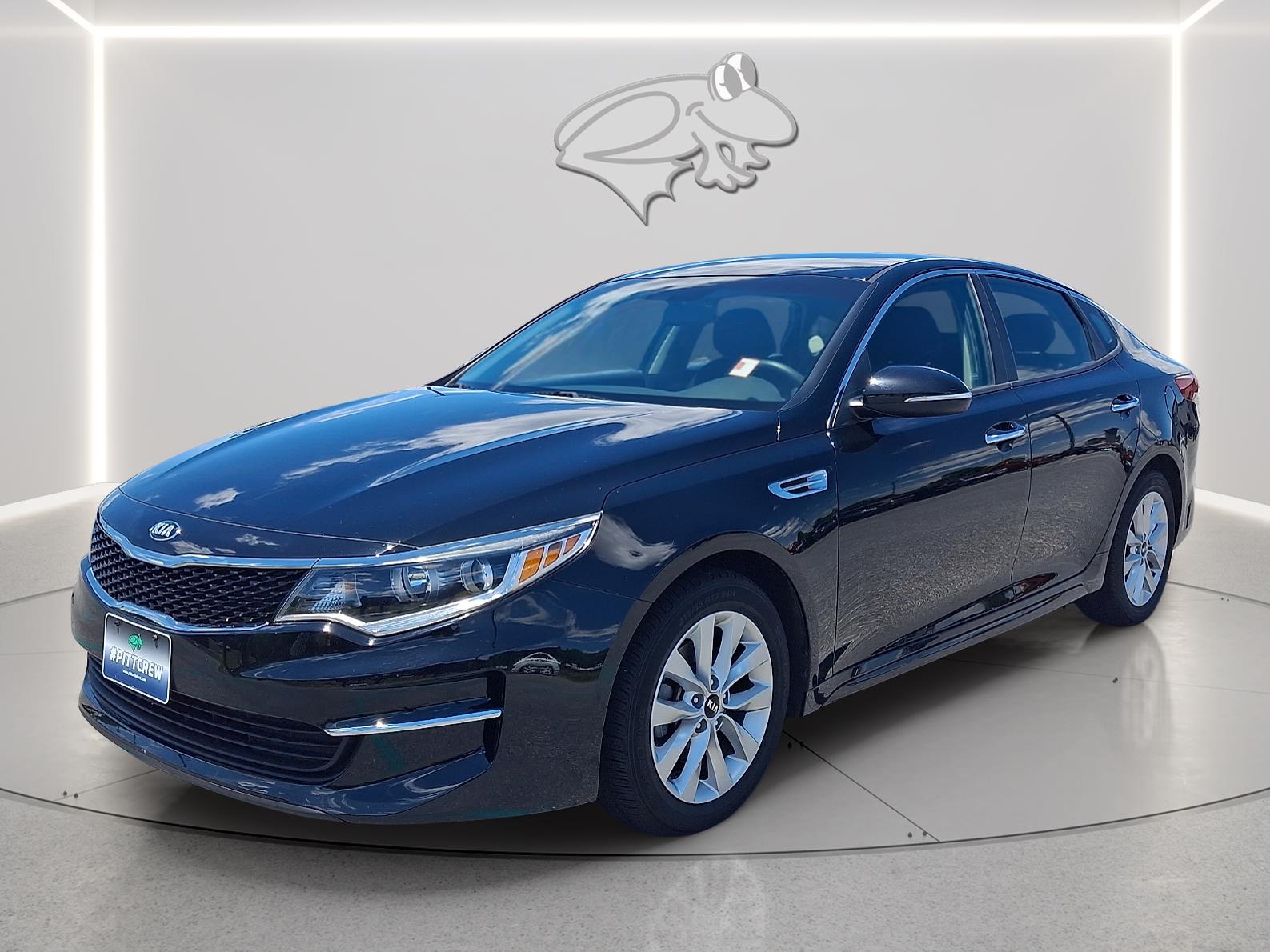 Ebony Black 2018 Kia Optima Sedan Front-Wheel Drive Automatic