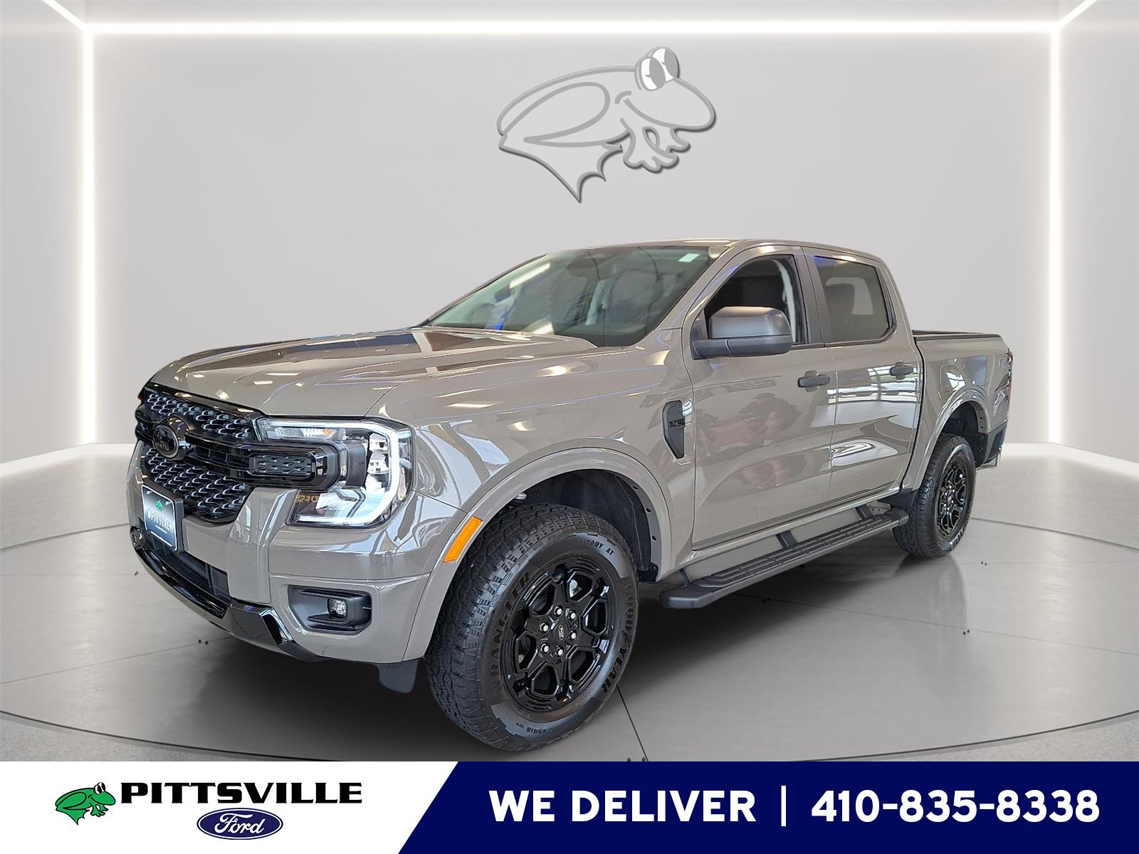 Marsh Gray 2025 Ford Ranger Pickup Truck Four-Wheel Drive Automatic