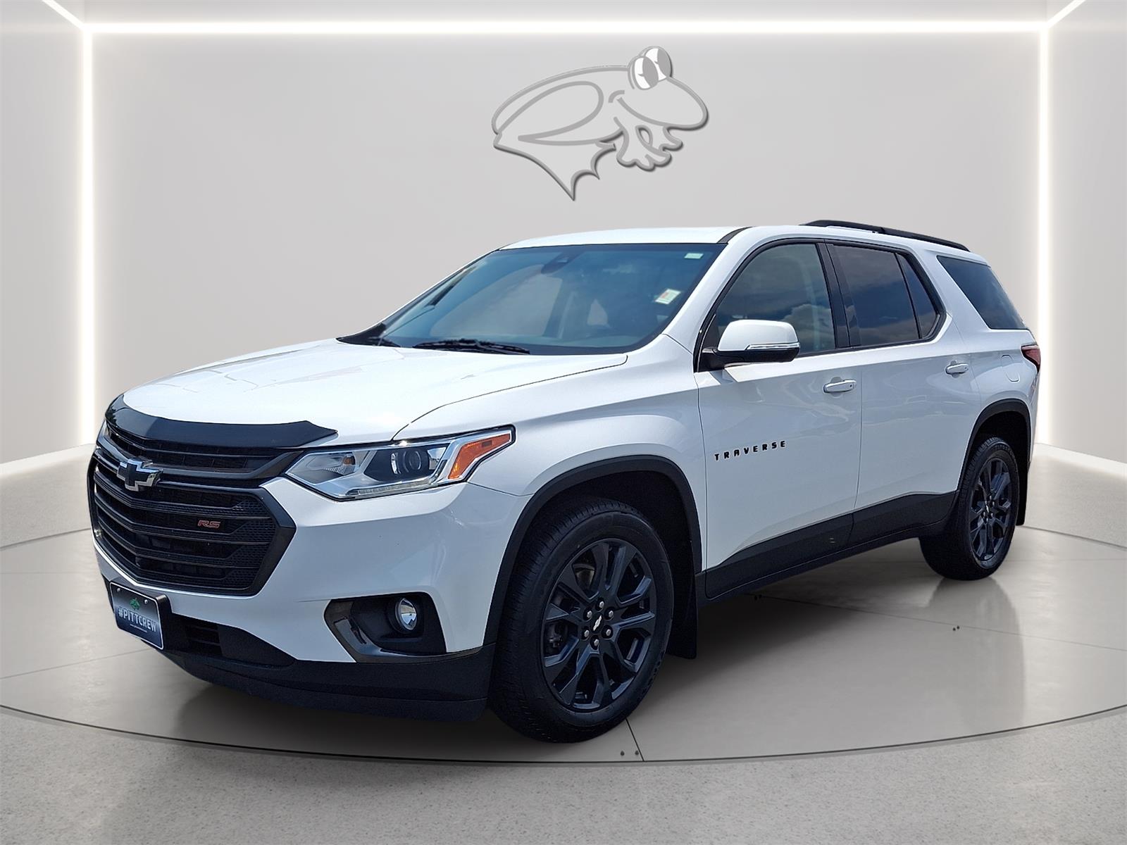 Summit White 2021 Chevrolet Traverse SUV / Crossover Four-Wheel Drive 9-Speed Automatic