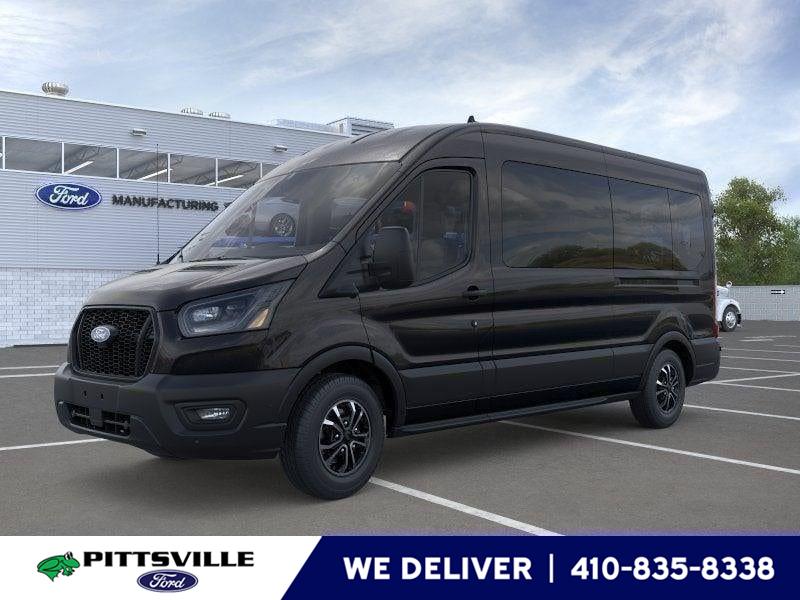Agate Black 2026 Ford Transit Passenger Van Rear-Wheel Drive Automatic