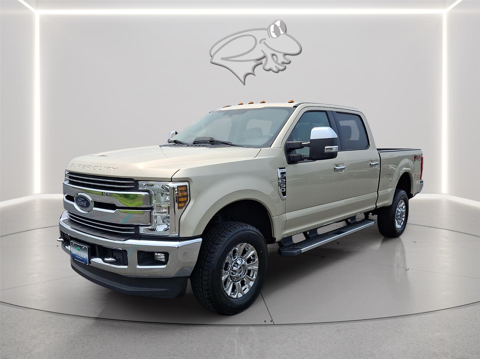 White Gold Metallic 2018 Ford F-250 Super Duty Pickup Truck Four-Wheel Drive 6-Speed Automatic