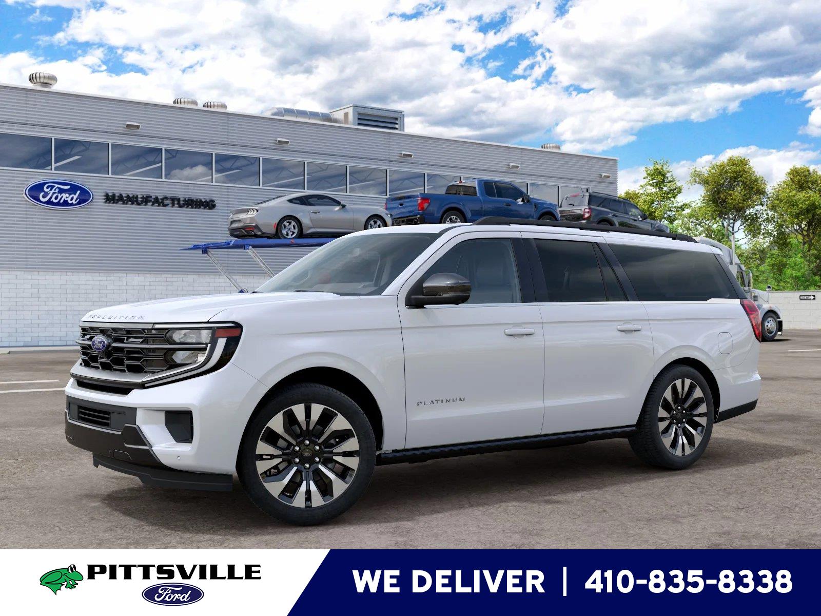 Star White Metallic Tri-Coat 2027 Ford Expedition SUV / Crossover Four-Wheel Drive Automatic