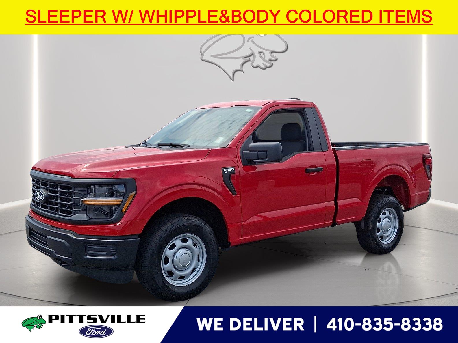 Vermillion Red 2026 Ford F-150 Pickup Truck Four-Wheel Drive Automatic