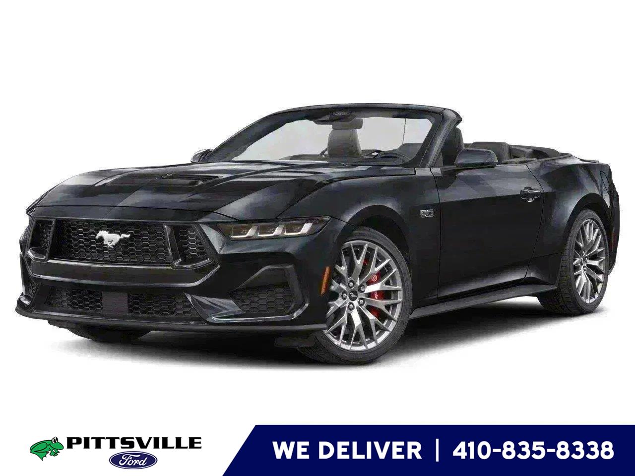 Avalanche Gray 2026 Ford Mustang Convertible Rear-Wheel Drive 6-Speed Manual