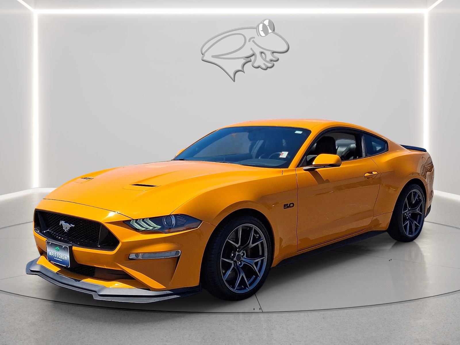 Orange Fury Metallic Tri-Coat 2019 Ford Mustang Coupe Rear-Wheel Drive 6-Speed Manual