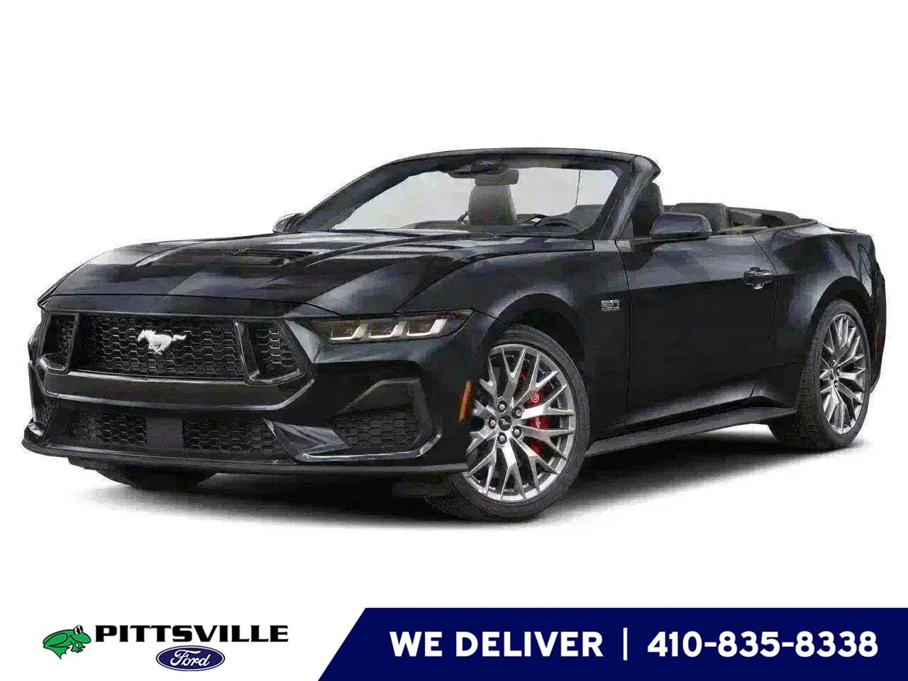 Avalanche Gray 2026 Ford Mustang Convertible Rear-Wheel Drive 6-Speed Manual