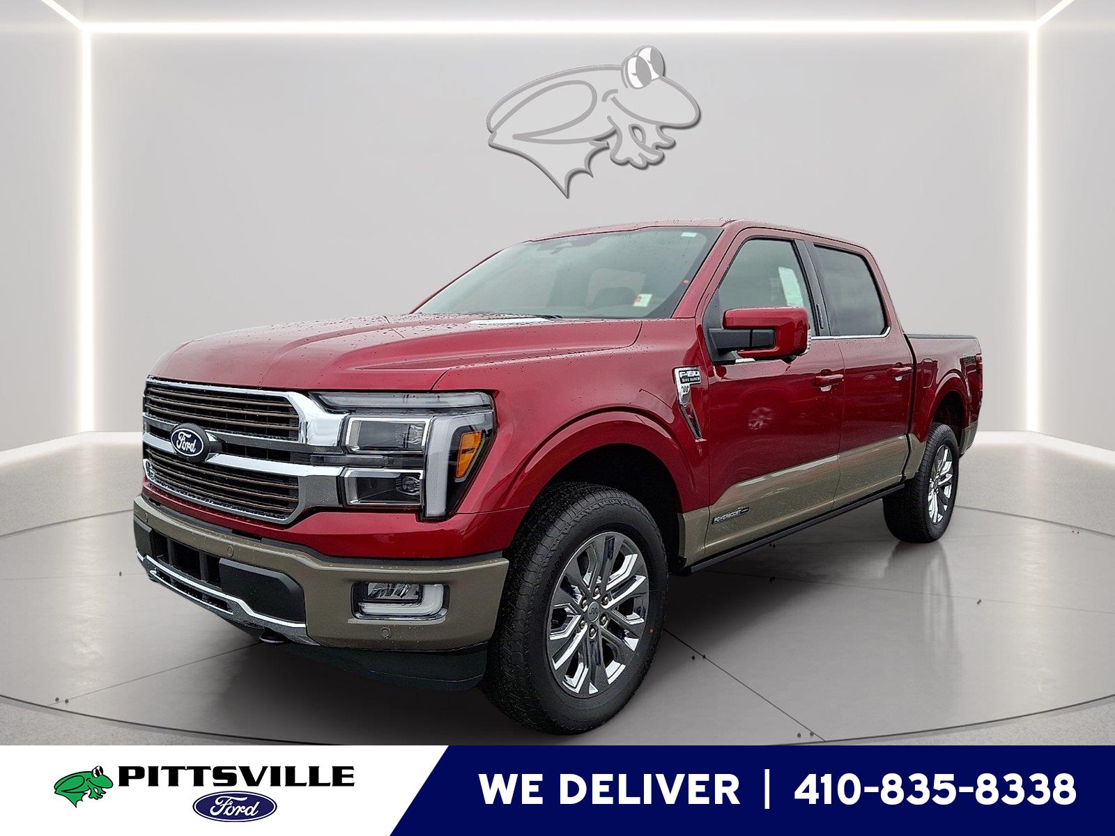 Ruby Red Metallic Tinted Clearcoat/Marsh Gray 2026 Ford F-150 Pickup Truck Four-Wheel Drive Automatic