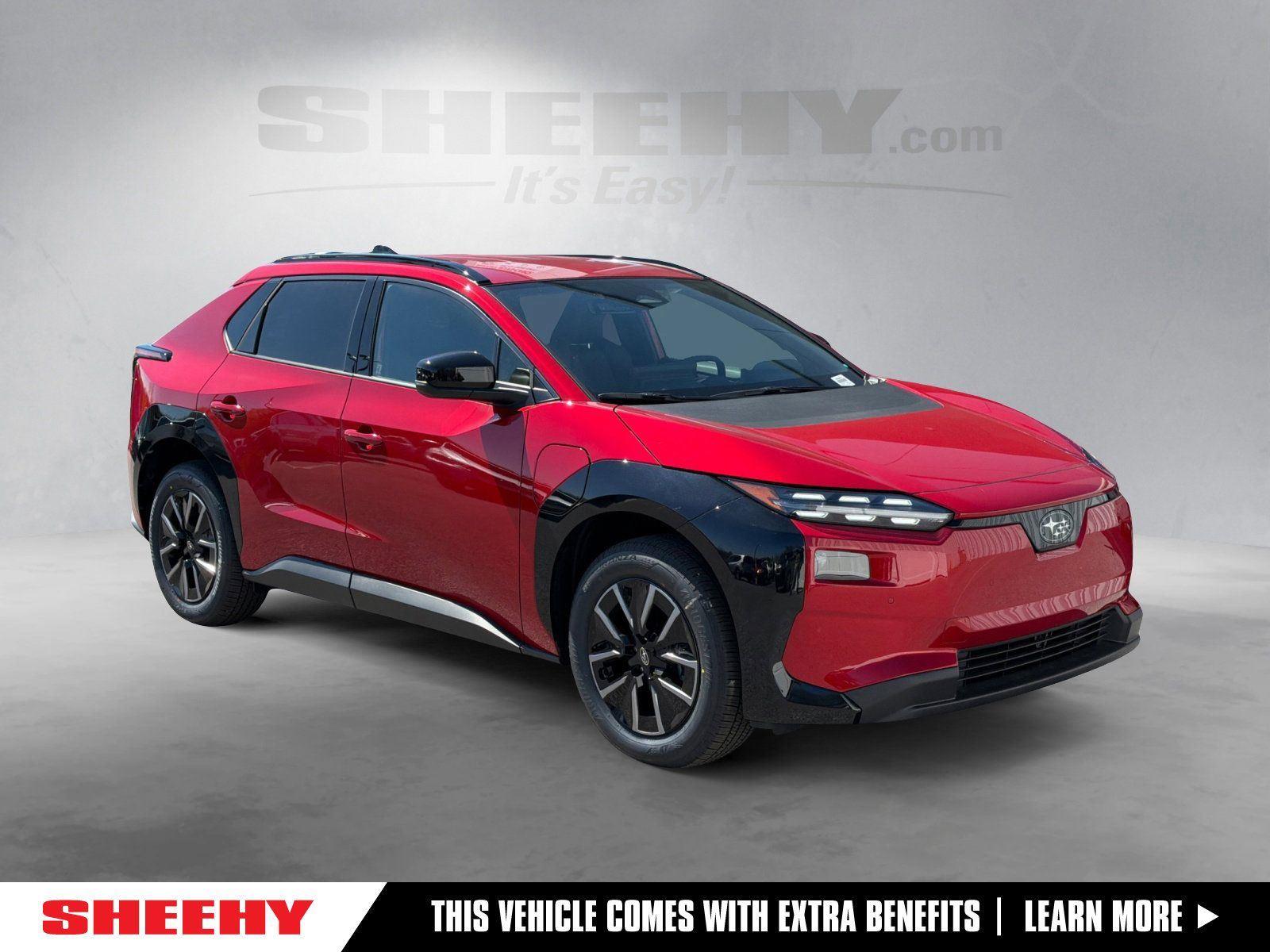 Elemental Red Pearl 2026 Subaru Solterra Premium AWD SUV / Crossover All-Wheel Drive Automatic