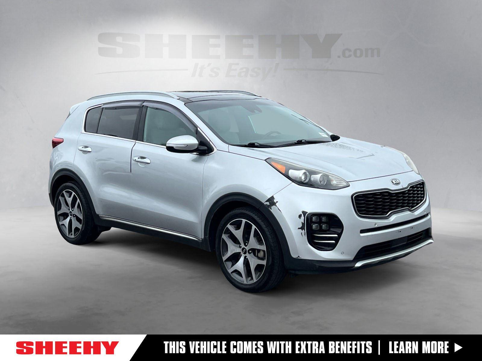 Sparkling Silver 2017 Kia Sportage SX Turbo SUV / Crossover Front-Wheel Drive 6-Speed Automatic