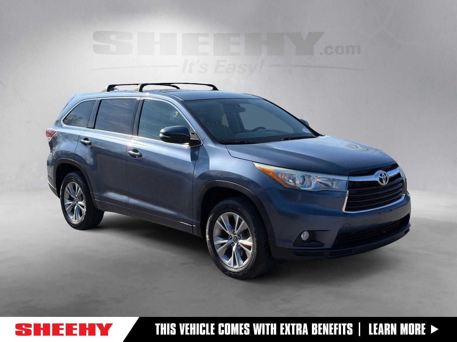 Shoreline Blue Pearl 2016 Toyota Highlander LE Plus SUV / Crossover Front-Wheel Drive 6-Speed Automatic Overdrive