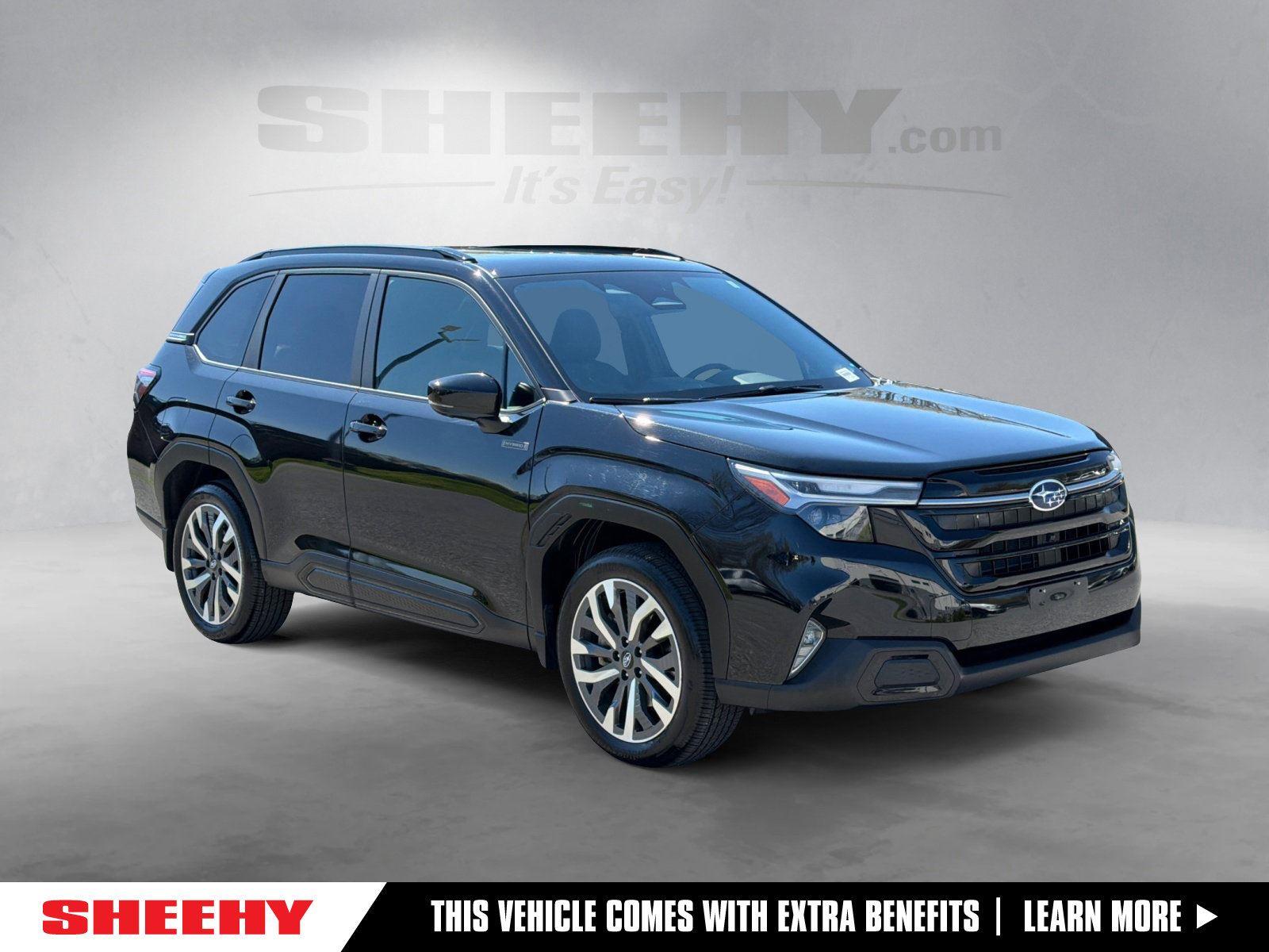 Crystal Black Silica 2025 Subaru Forester Hybrid Touring AWD SUV / Crossover All-Wheel Drive Continuously Variable Transmission