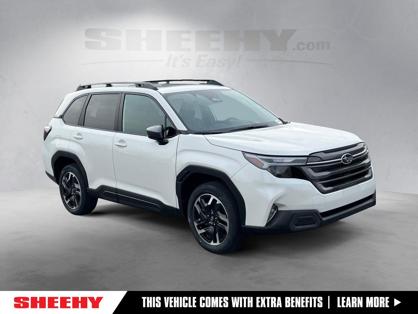 Crystal White Pearl 2026 Subaru Forester Limited Crossover AWD SUV / Crossover All-Wheel Drive Continuously Variable Transmission