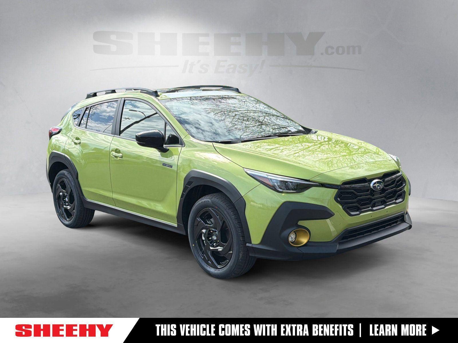 Citron Yellow Pearl 2026 Subaru Crosstrek Hybrid Sport AWD SUV / Crossover All-Wheel Drive Continuously Variable Transmission