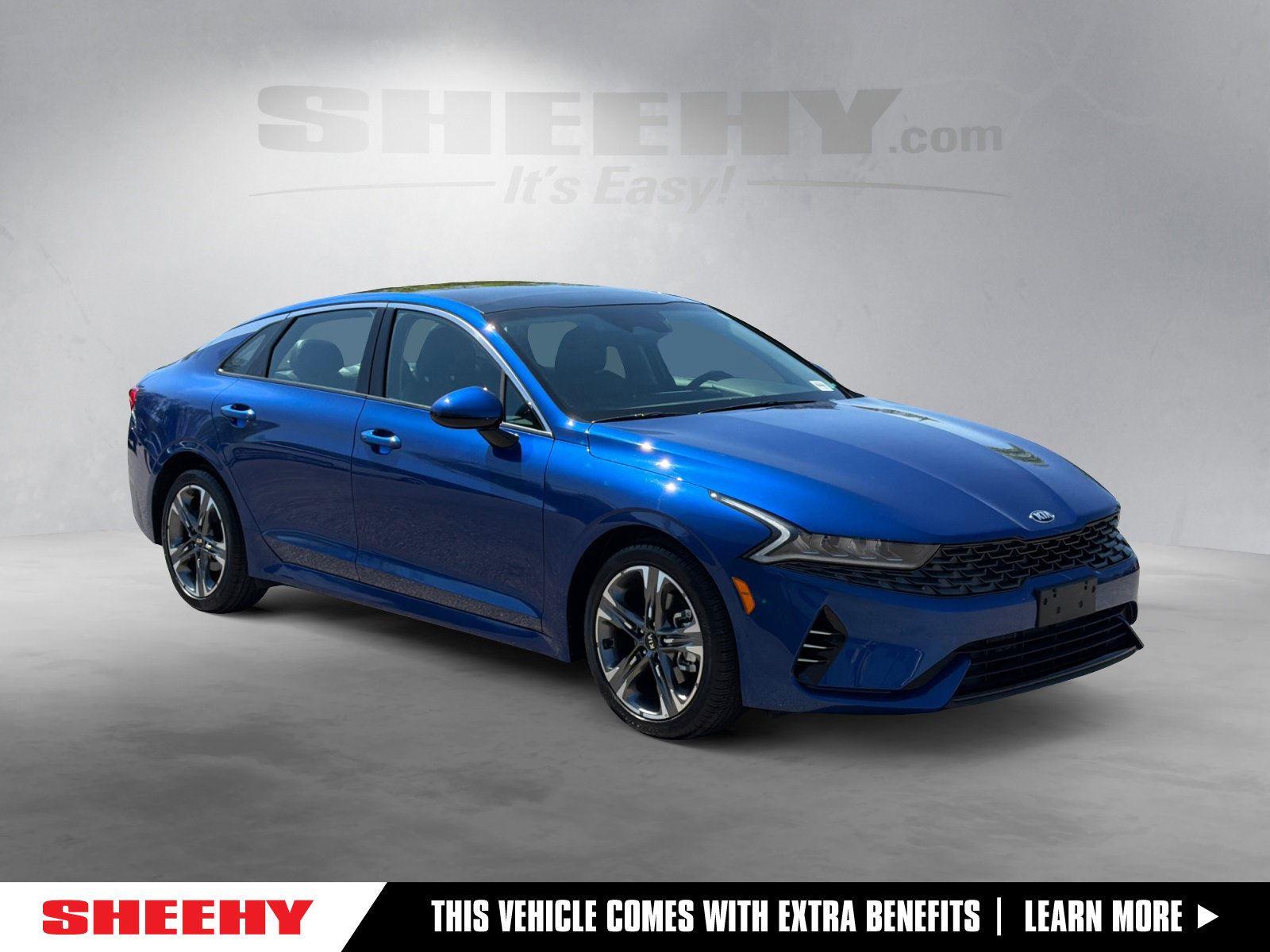 Sapphire Blue 2021 Kia K5 EX FWD Sedan Front-Wheel Drive 8-Speed Automatic