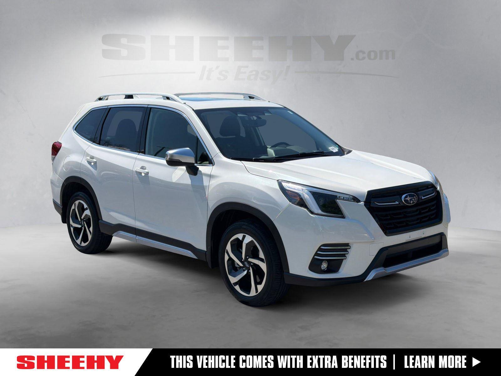 Crystal White Pearl 2023 Subaru Forester Touring Crossover AWD SUV / Crossover All-Wheel Drive Continuously Variable Transmission