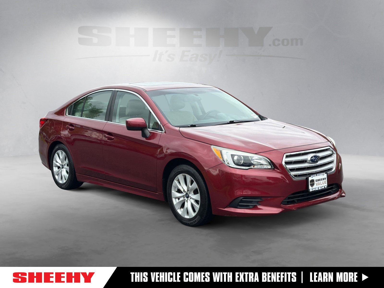 Venetian Red Pearl 2017 Subaru Legacy 2.5i Premium AWD Sedan All-Wheel Drive Continuously Variable Transmission