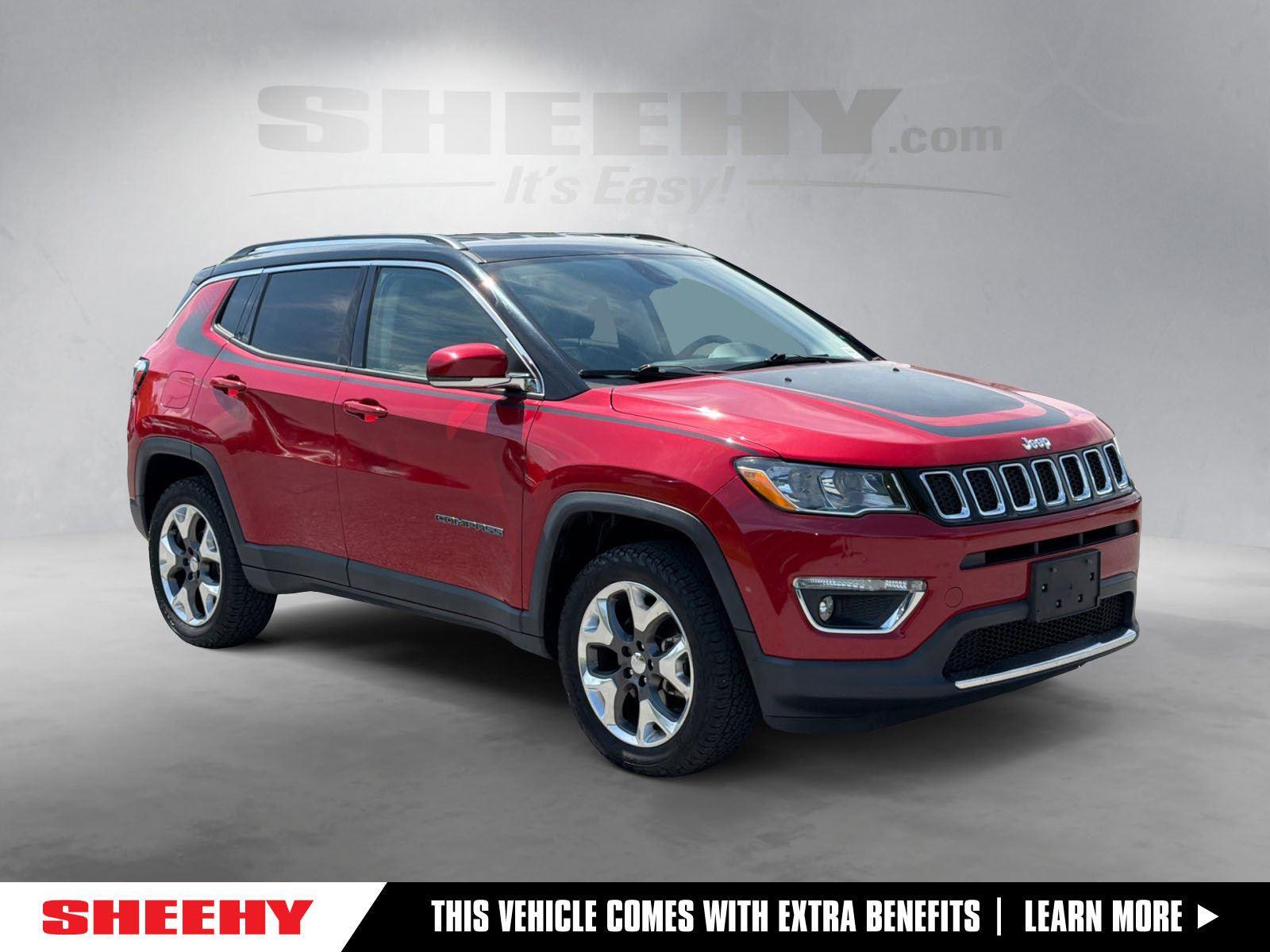 Redline Pearlcoat 2018 Jeep Compass Limited 4WD SUV / Crossover Four-Wheel Drive 9-Speed Automatic