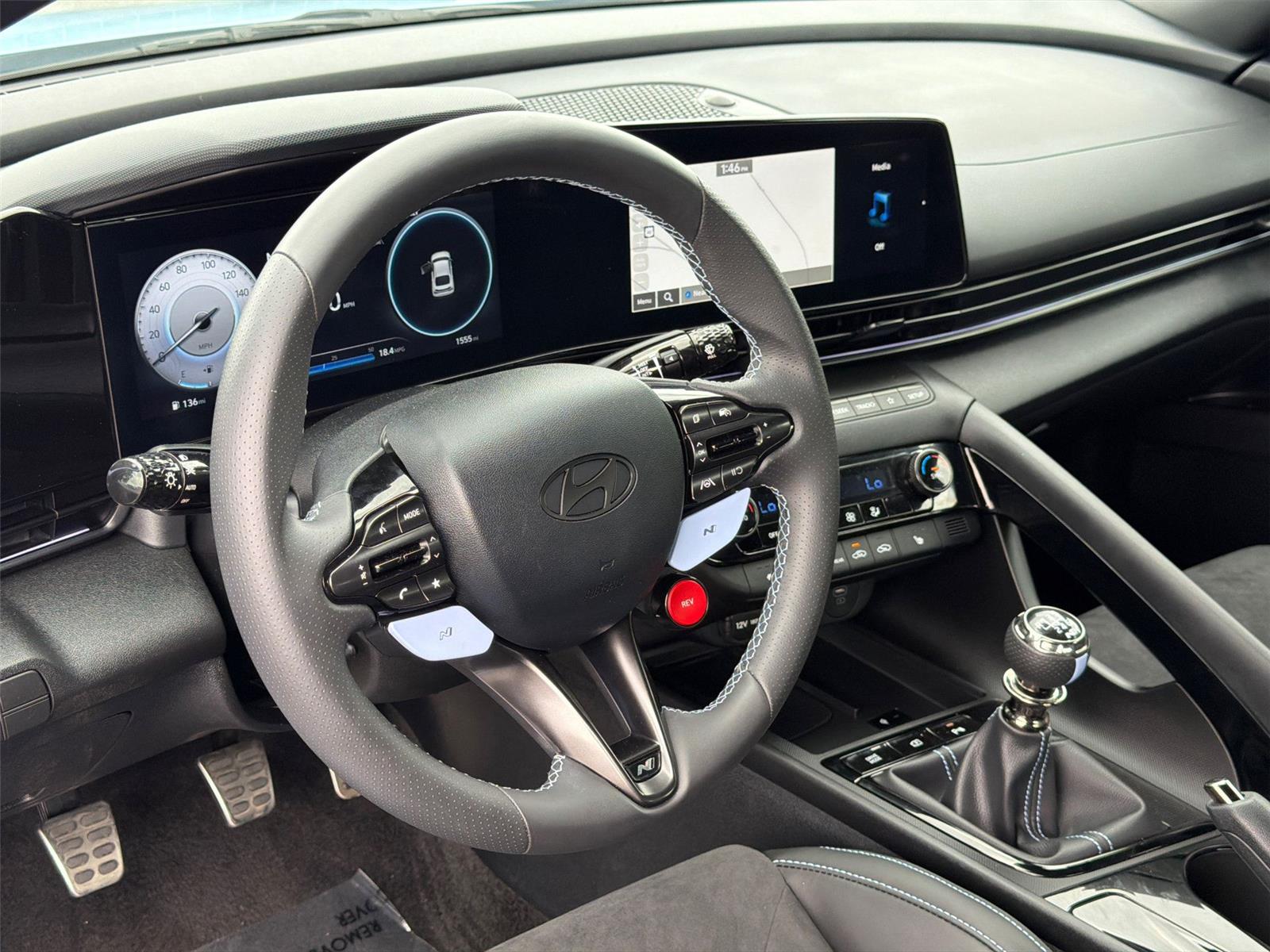 Used 2025 Performance Blue Hyundai MANUAL image 35