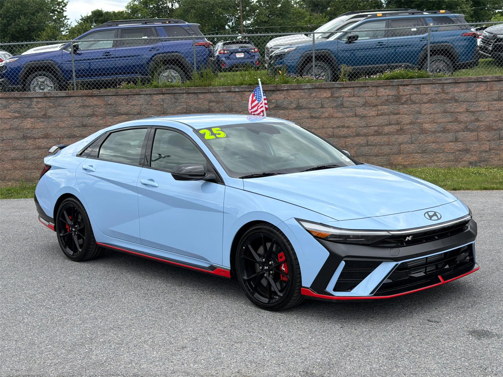 Performance Blue 2025 Hyundai Elantra N FWD Sedan Front-Wheel Drive Manual