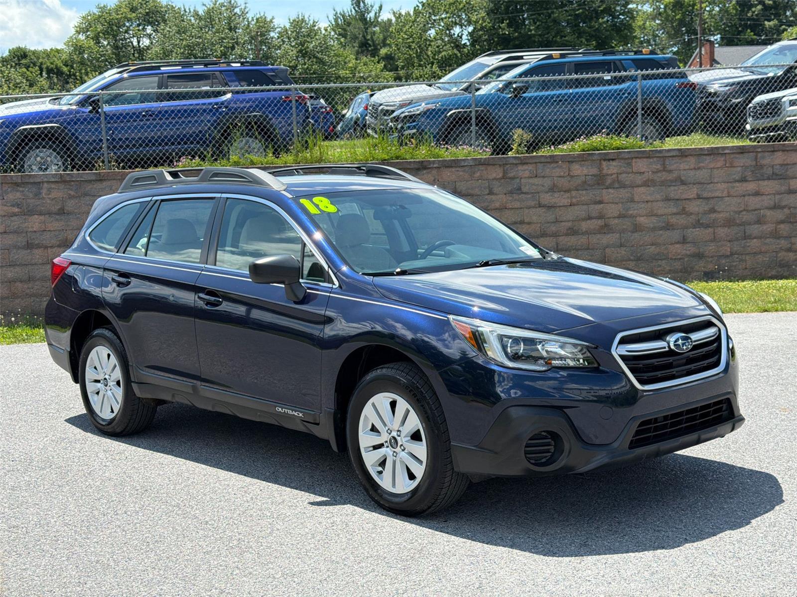 Dark Blue Pearl 2018 Subaru Outback 2.5i AWD Wagon All-Wheel Drive Continuously Variable Transmission
