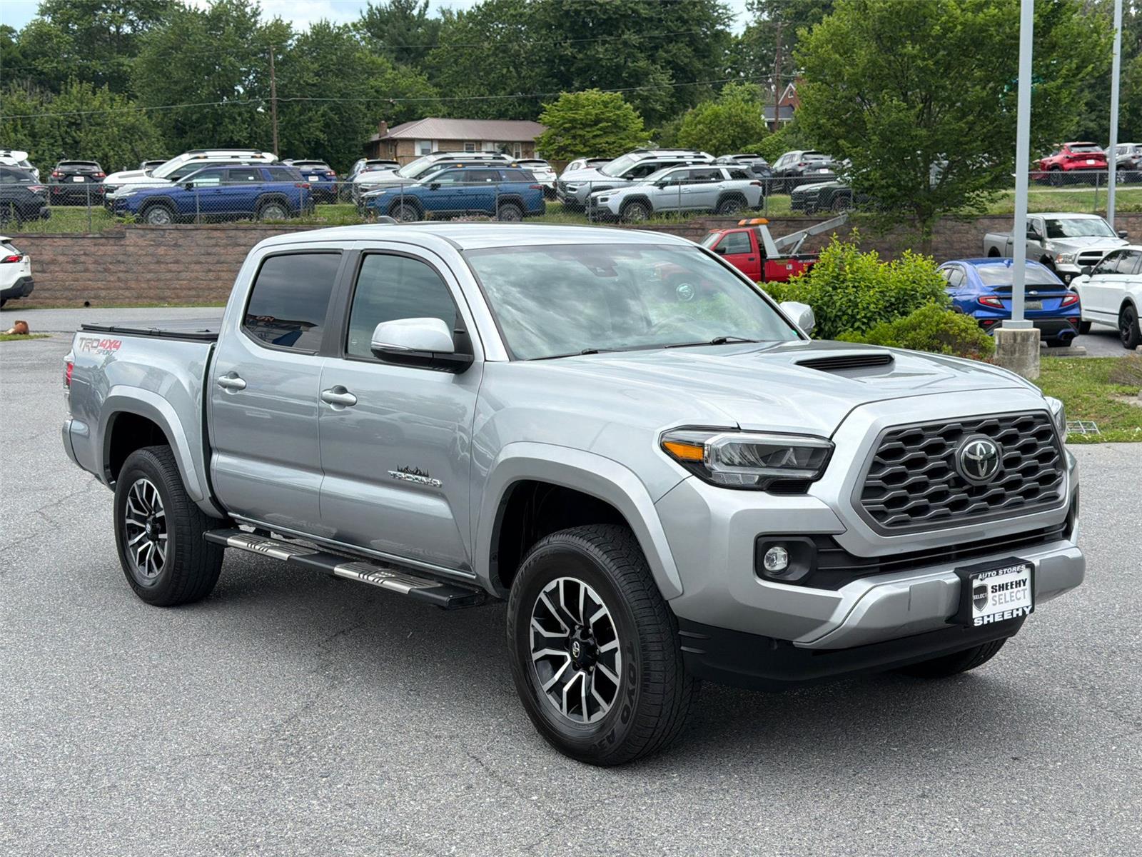 Celestial Silver Metallic 2023 Toyota Tacoma Pickup Truck Four-Wheel Drive 6-Speed Automatic