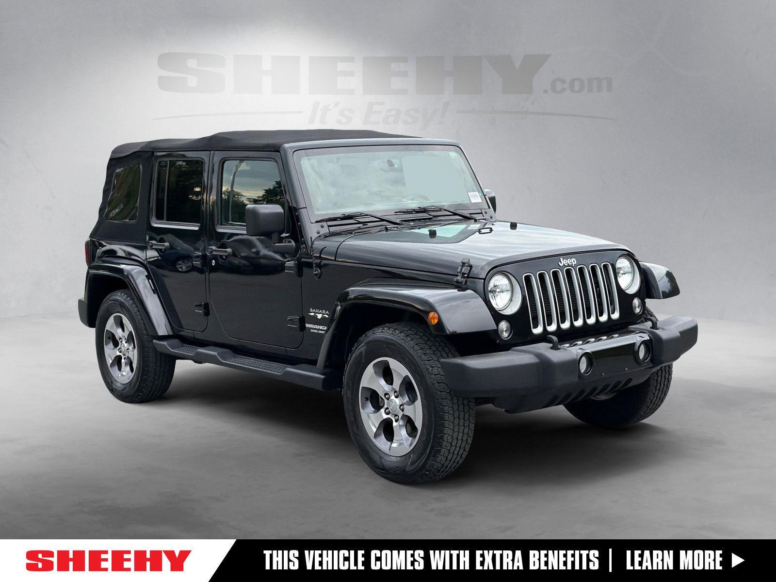 Black Clearcoat 2016 Jeep Wrangler SUV / Crossover Four-Wheel Drive 5-Speed Automatic