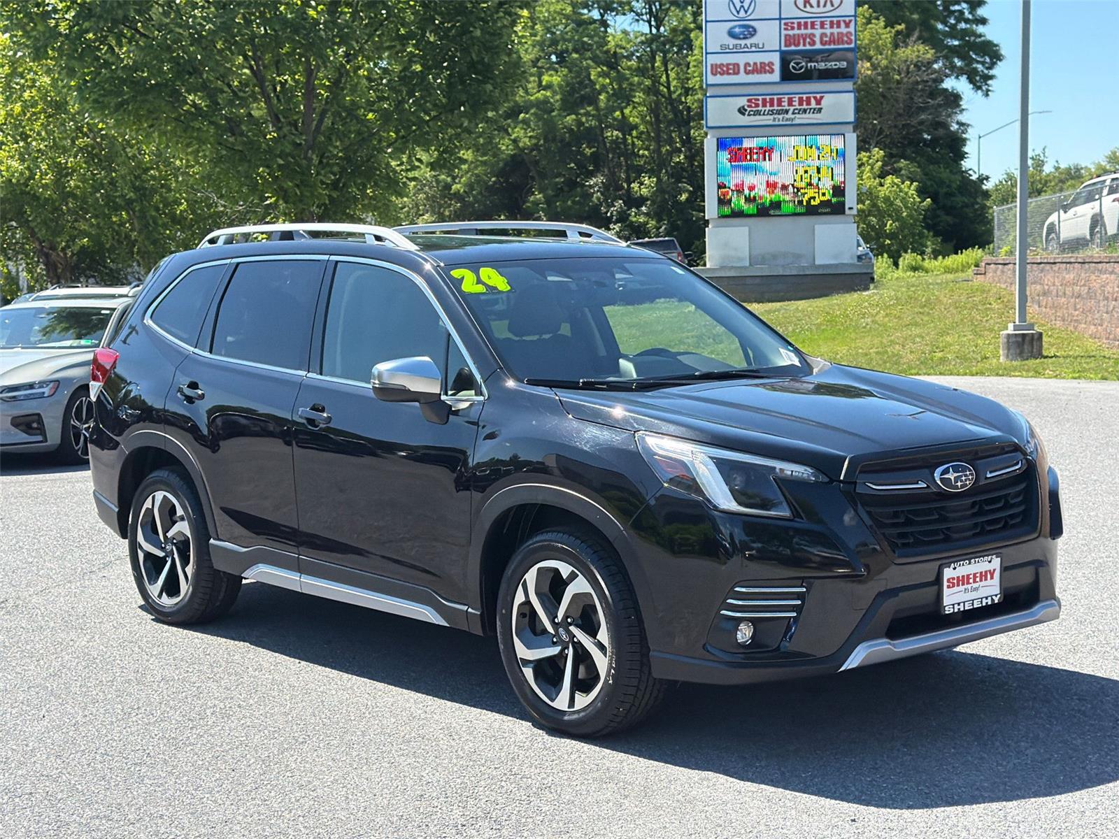 Crystal Black Silica 2024 Subaru Forester SUV / Crossover All-Wheel Drive Continuously Variable Transmission