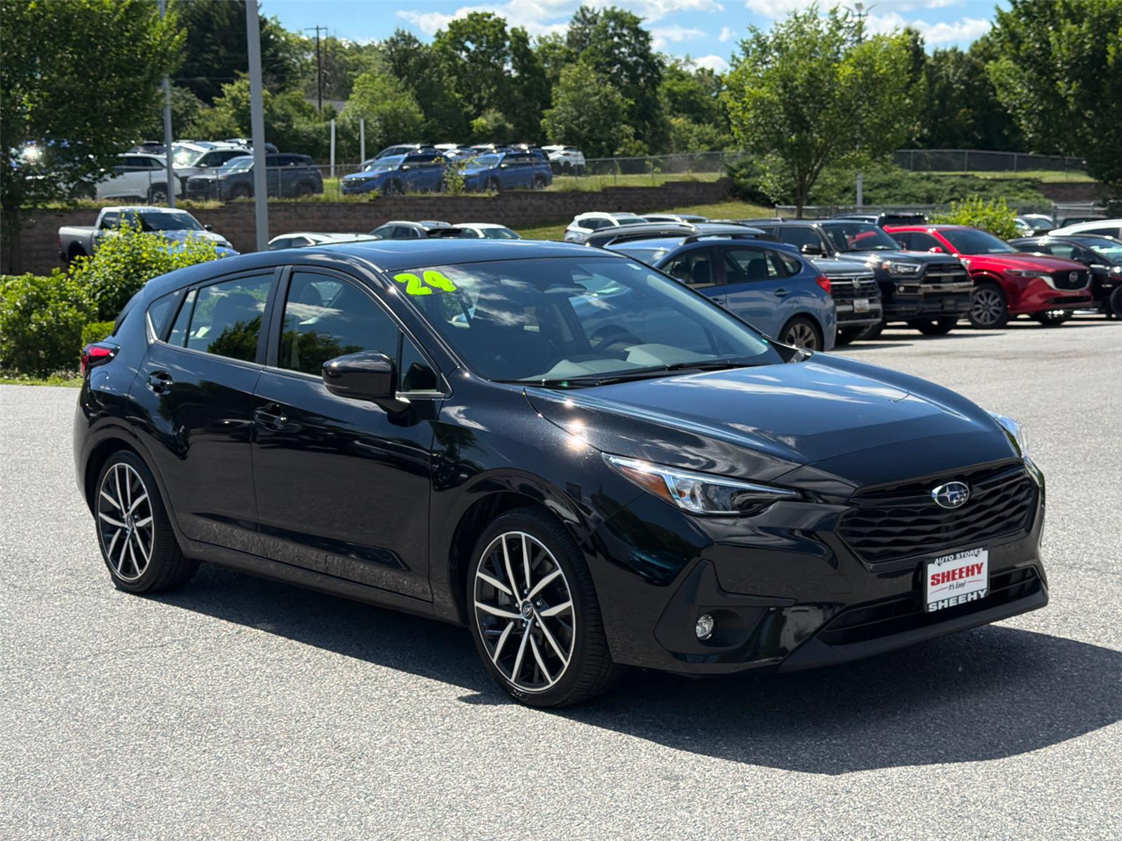 Crystal Black Silica 2024 Subaru Impreza Wagon All-Wheel Drive Continuously Variable Transmission
