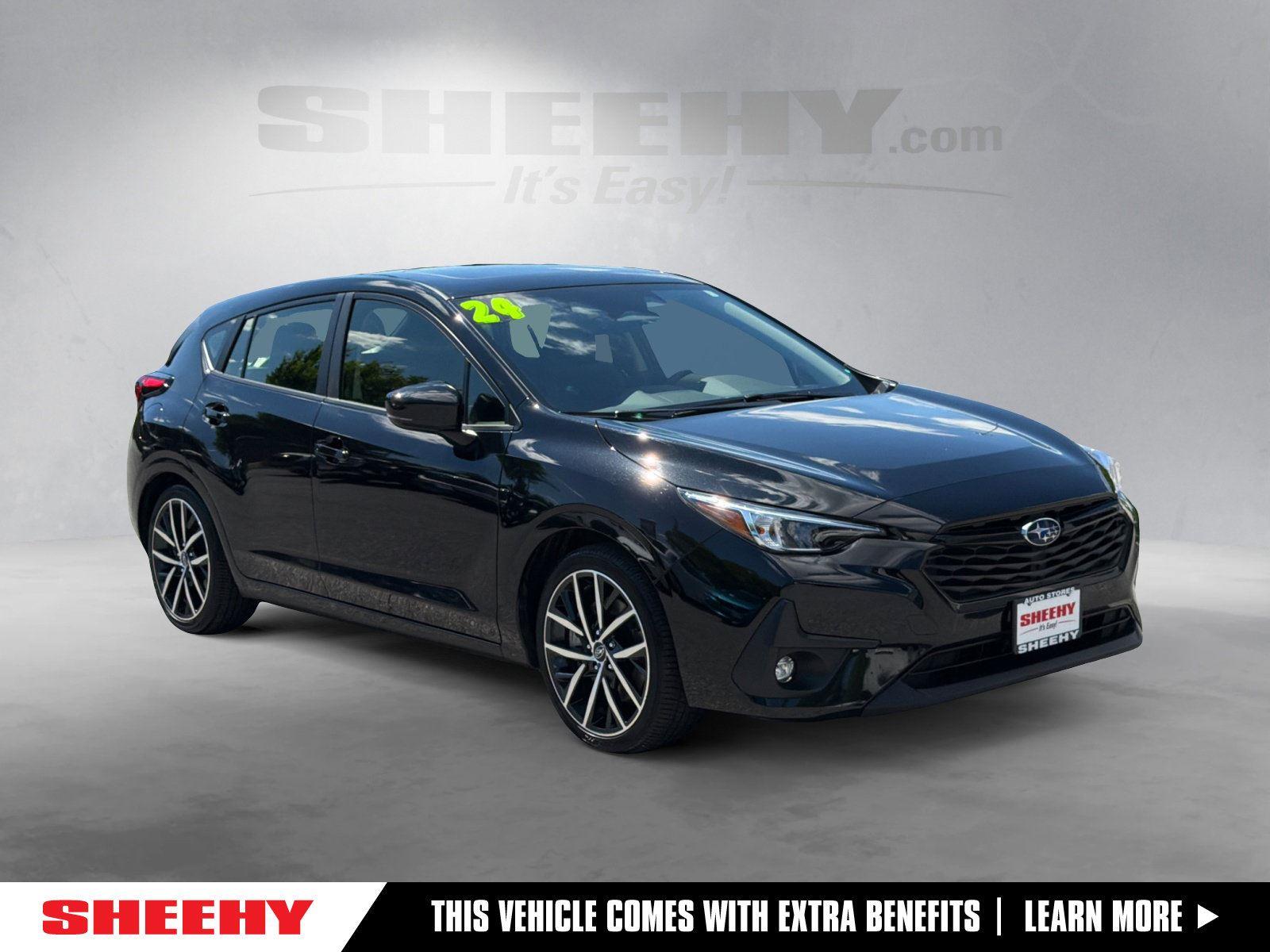 Crystal Black Silica 2024 Subaru Impreza Wagon All-Wheel Drive Continuously Variable Transmission
