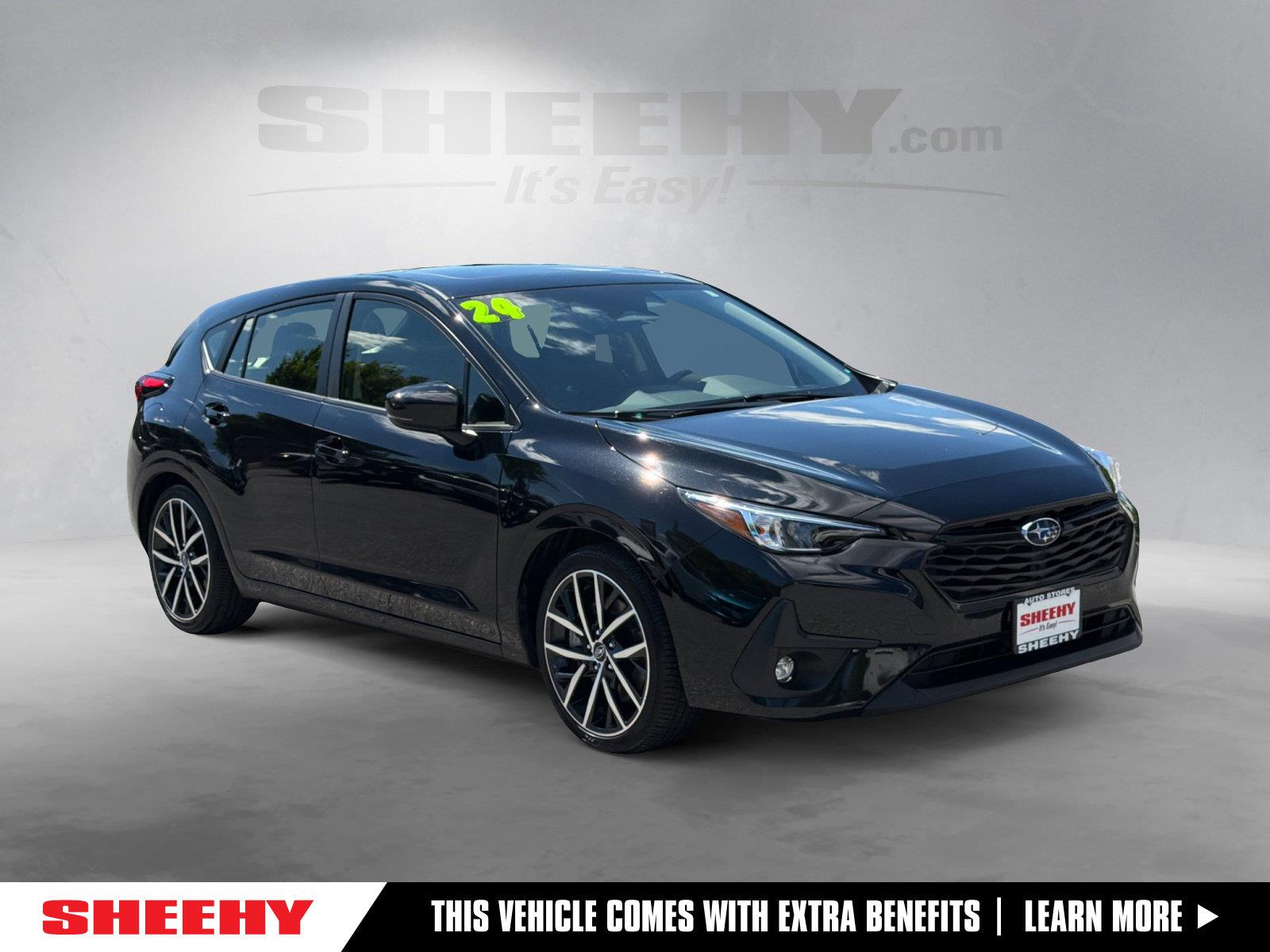 Crystal Black Silica 2024 Subaru Impreza Wagon All-Wheel Drive Continuously Variable Transmission