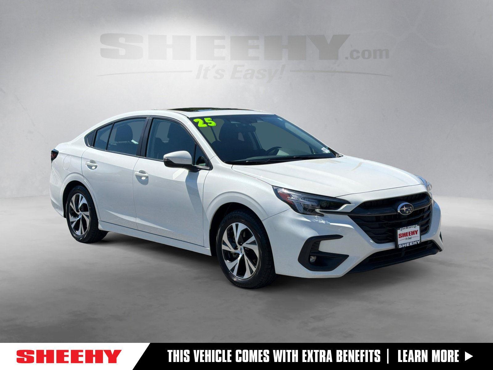 Crystal White Pearl 2025 Subaru Legacy Sedan All-Wheel Drive Continuously Variable Transmission