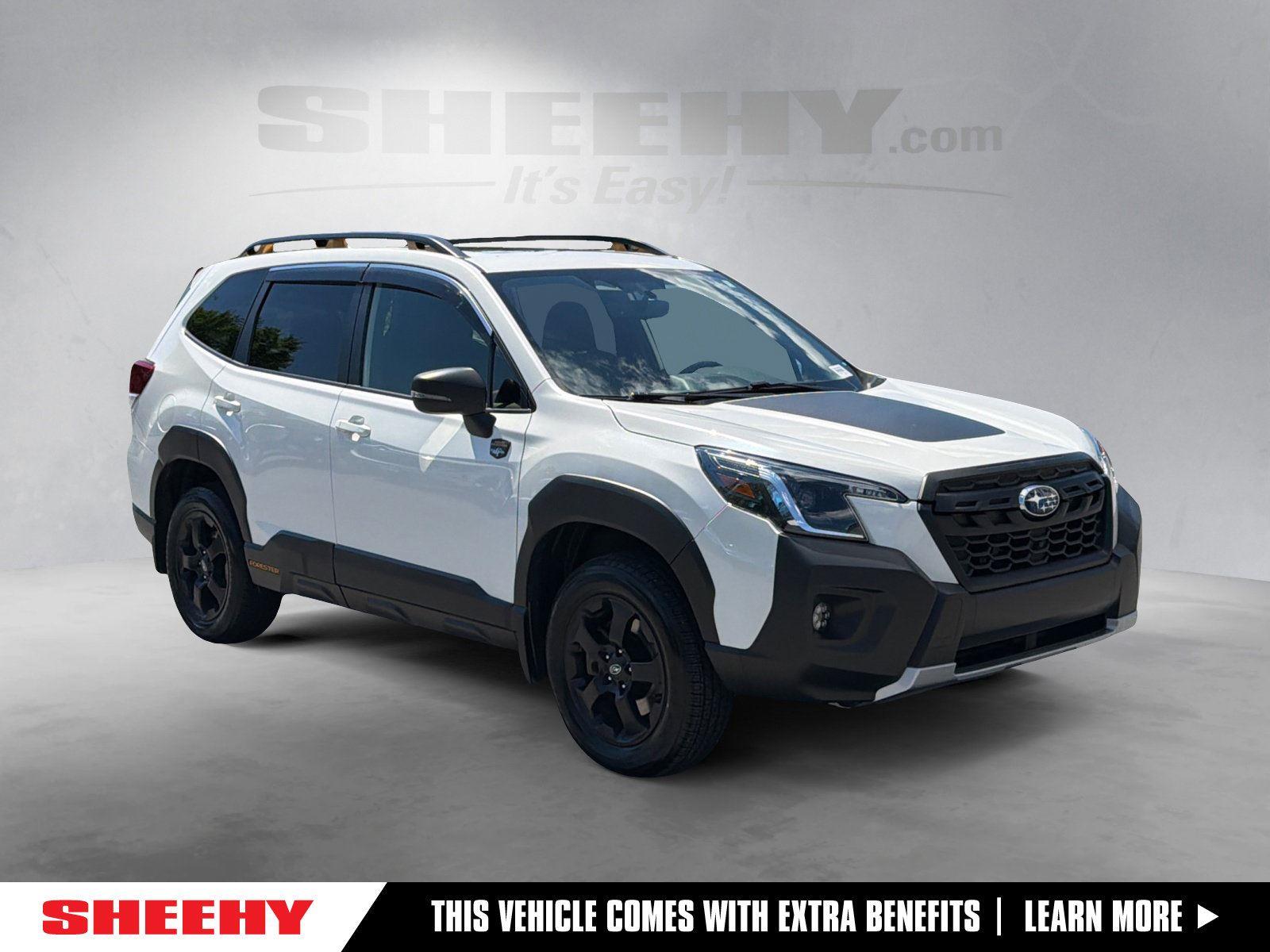 Crystal White Pearl 2022 Subaru Forester SUV / Crossover All-Wheel Drive Continuously Variable Transmission