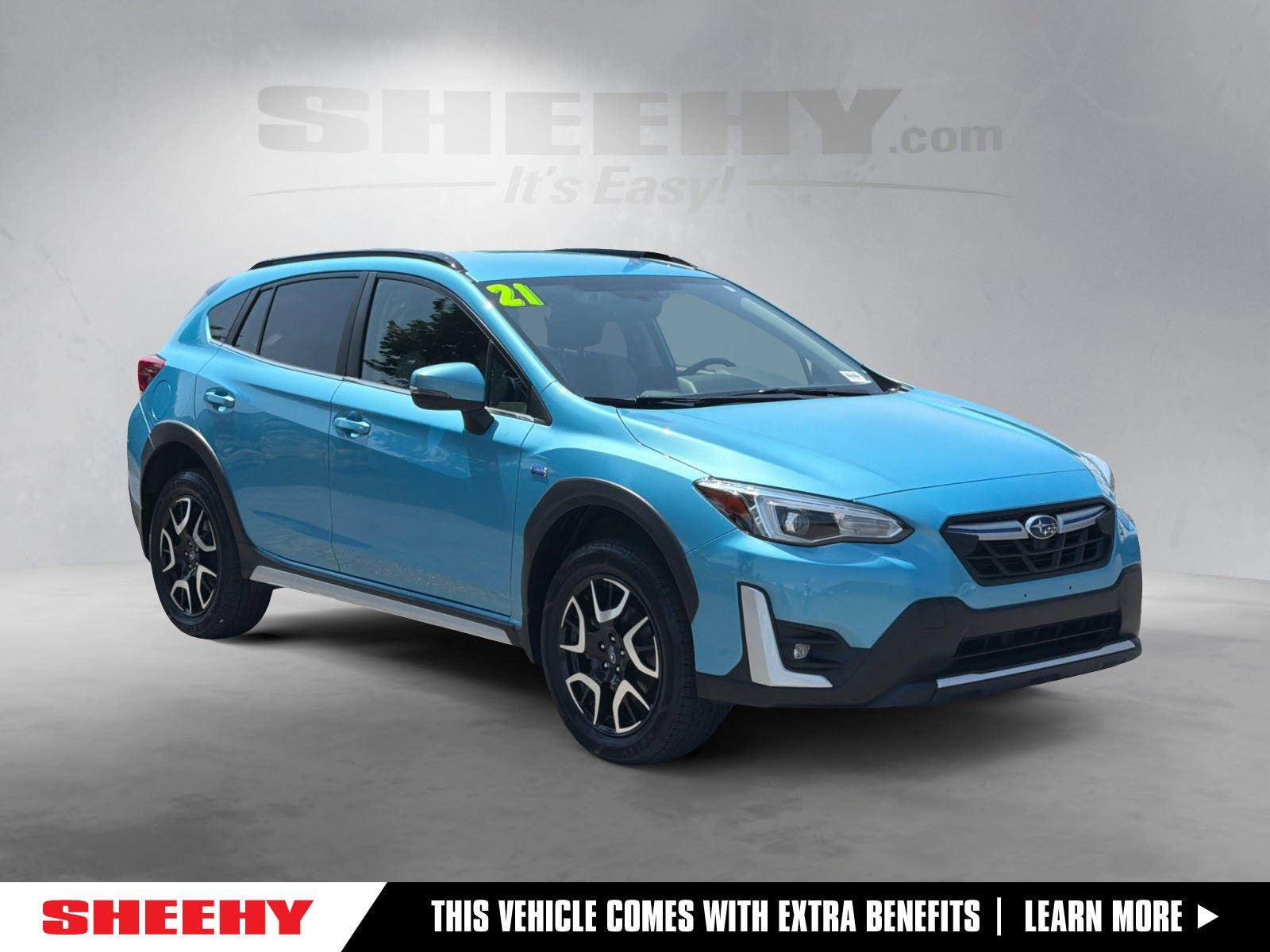 Lagoon Blue Pearl 2021 Subaru Crosstrek Hybrid SUV / Crossover All-Wheel Drive Continuously Variable Transmission