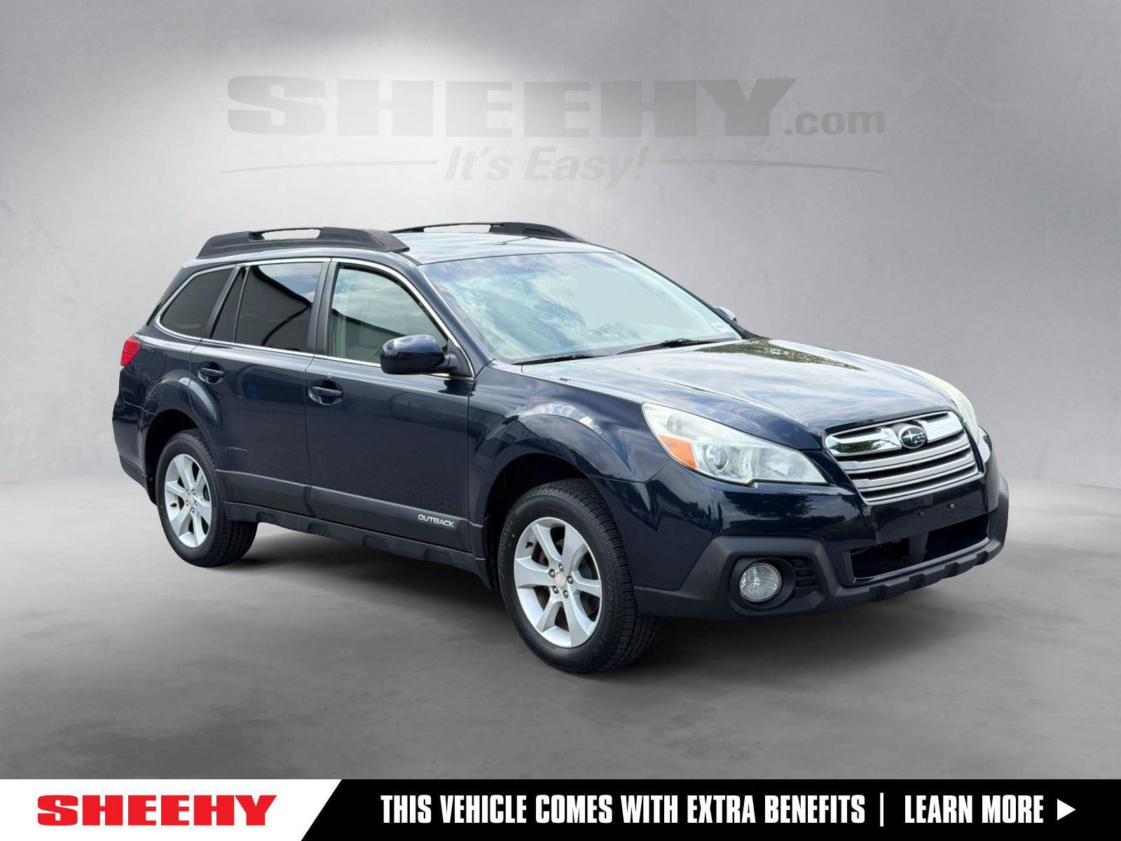 Blue (Deep Indigo Pearl) 2014 Subaru Outback Wagon All-Wheel Drive Continuously Variable Transmission