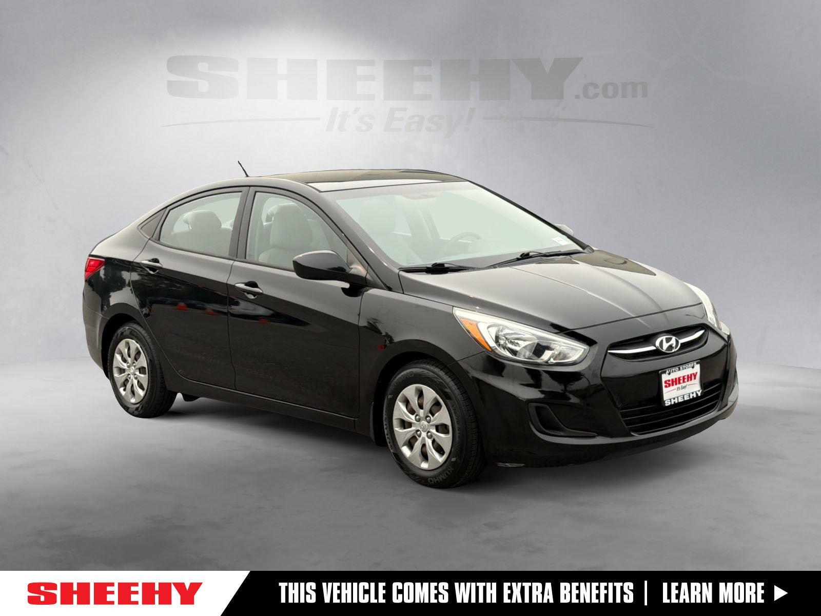 Ultra Black Pearl 2017 Hyundai Accent Sedan Front-Wheel Drive Automatic